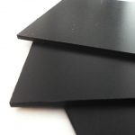 3mm zwarte kunststof forex krijtbord plaat