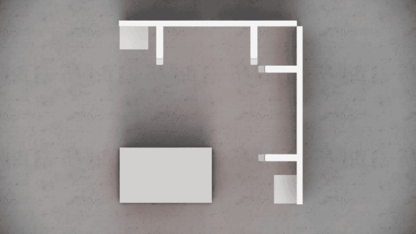 Beursstand 2 x 2 meter - Hoekopstelling - Afbeelding 5
