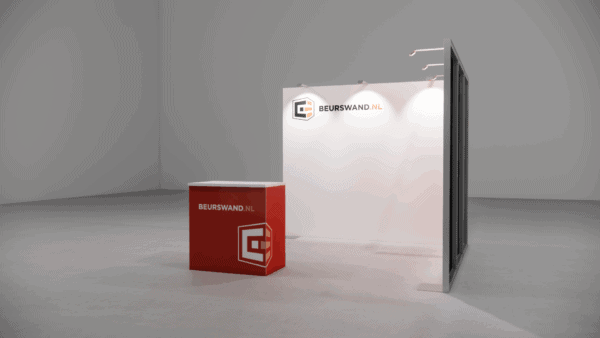 Beursstand 3 x 3 meter - Hoekopstelling - Afbeelding 4