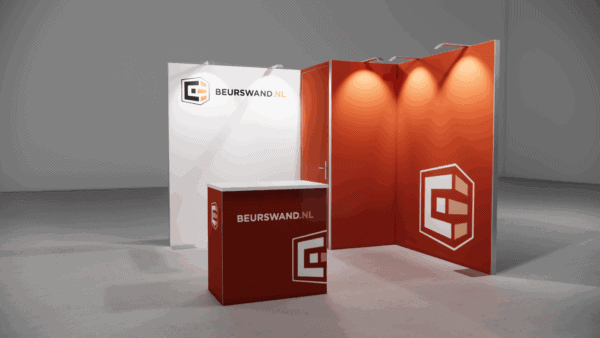 Beursstand 3 x 3 meter - Incl Pantry - Hoekopstelling - Afbeelding 4