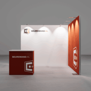 Beursstand 3 x 3 meter - Hoekopstelling