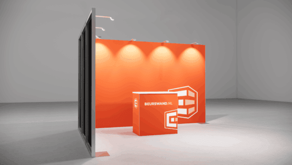Beursstand 4 x 3 meter - Hoekopstelling - Afbeelding 2