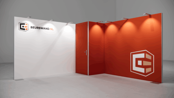 Beursstand 4 x 4 meter - Incl Pantry - Hoekopstelling - Afbeelding 4