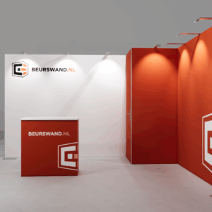 Stand d'exposition 4 x 4 mètres - Pantry inclus - Unité d'angle