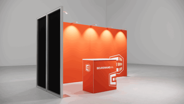 Beursstand 5 x 2 meter - Hoekopstelling - Afbeelding 2