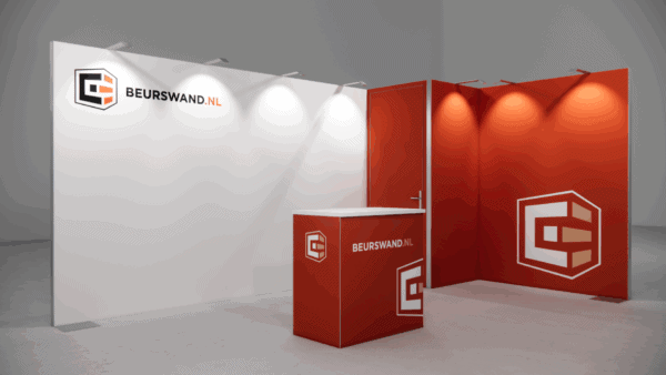 Beursstand 5 x 3 meter - Incl Pantry - Hoekopstelling - Afbeelding 3