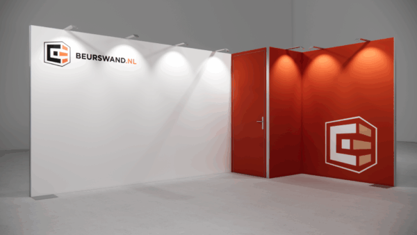 Beursstand 5 x 3 meter - Incl Pantry - Hoekopstelling - Afbeelding 4