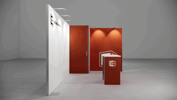 Beursstand 5 x 3 meter - Incl Pantry - Hoekopstelling - Afbeelding 2