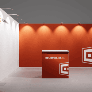 Beursstand 5 x 4 meter - Hoekopstelling