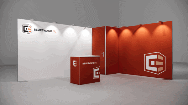 Beursstand 5 x 4 meter - Incl Pantry - Hoekopstelling - Afbeelding 3