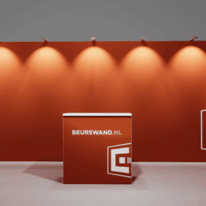 Beursstand 6 x 1 meter - Hoekopstelling