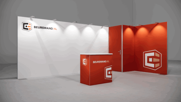 Beursstand 6 x 3 meter - Incl Pantry - Hoekopstelling - Afbeelding 3