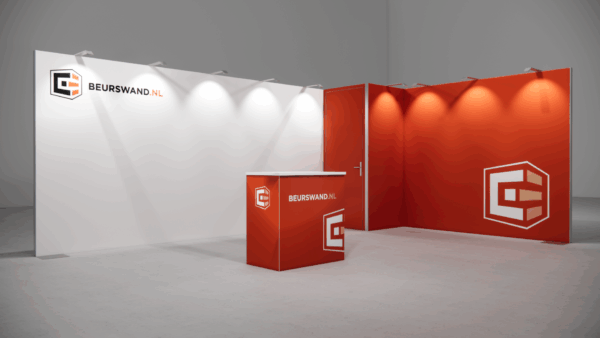 Beursstand 6 x 4 meter - Incl Pantry - Hoekopstelling - Afbeelding 3