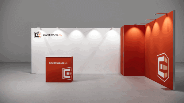 Beursstand 6 x 4 meter - Incl Pantry - Hoekopstelling