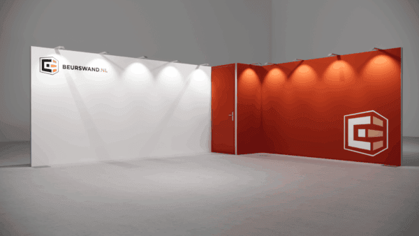 Beursstand 6 x 5 meter - Incl Pantry - Hoekopstelling - Afbeelding 3