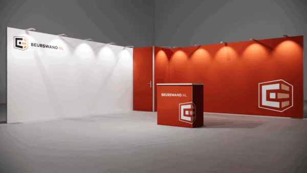 Beursstand 6 x 6 meter - Incl Pantry - Hoekopstelling - Afbeelding 4