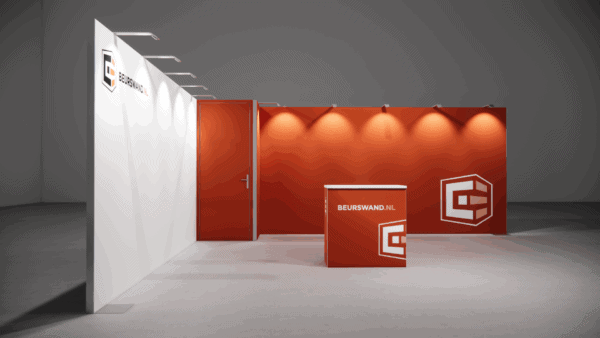 Beursstand 6 x 6 meter - Incl Pantry - Hoekopstelling