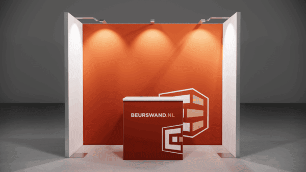 Stand de feria 3 x 1 metros - Montaje intermedio