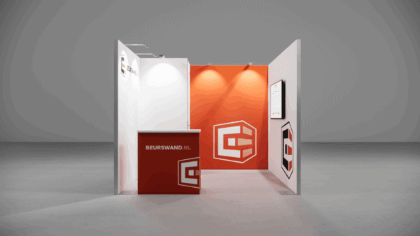 Beursstand 3 x 3 meter - Incl Pantry - Tussenopstelling