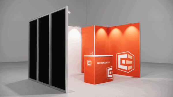 Beursstand 4 x 3 meter - Incl Pantry - Tussenopstelling - Afbeelding 2