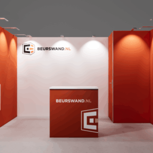 Stand d'exposition 4 x 3 mètres - Pantry inclus - Montage intermédiaire