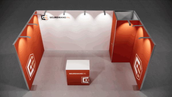 Beursstand 5 x 3 meter - Incl Pantry - Tussenopstelling - Afbeelding 4