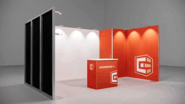 Beursstand 5 x 3 meter - Incl Pantry - Tussenopstelling - Afbeelding 2