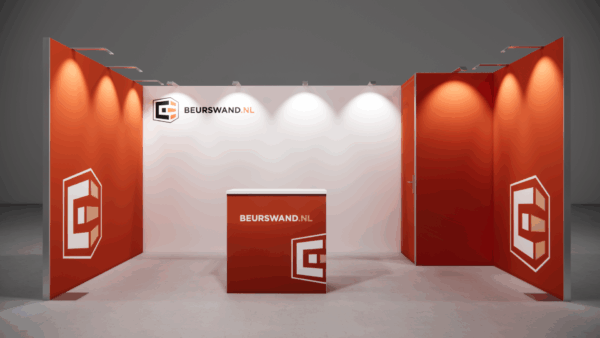 Beursstand 5 x 3 meter - Incl Pantry - Tussenopstelling