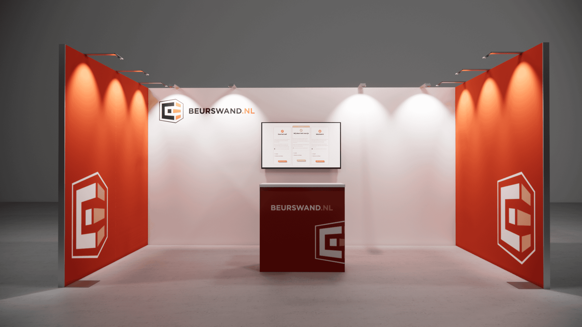 Beursstand 5 x 3 meter - Tussenopstelling - Afbeelding 4