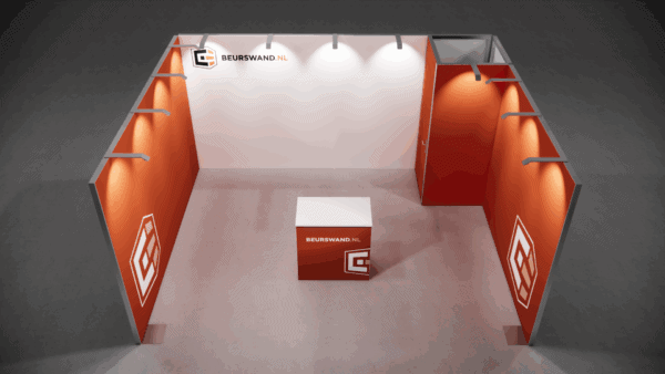 Beursstand 5 x 4 meter - Incl Pantry - Tussenopstelling - Afbeelding 4