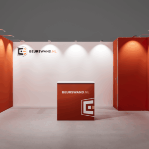Beursstand 5 x 4 meter - Incl Pantry - Tussenopstelling