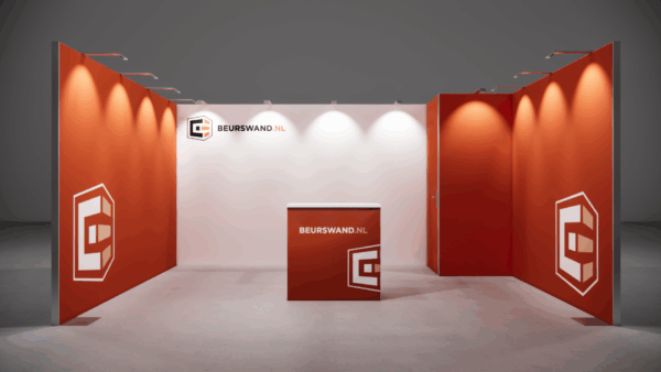 Stand d'exposition 5 x 4 mètres - Pantry inclus - Montage intermédiaire