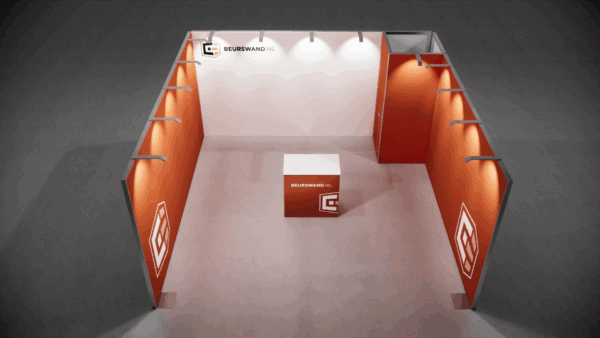 Beursstand 5 x 5 meter - Incl Pantry - Tussenopstelling - Afbeelding 5
