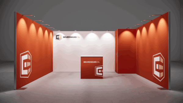 Beursstand 5 x 5 meter - Incl Pantry - Tussenopstelling