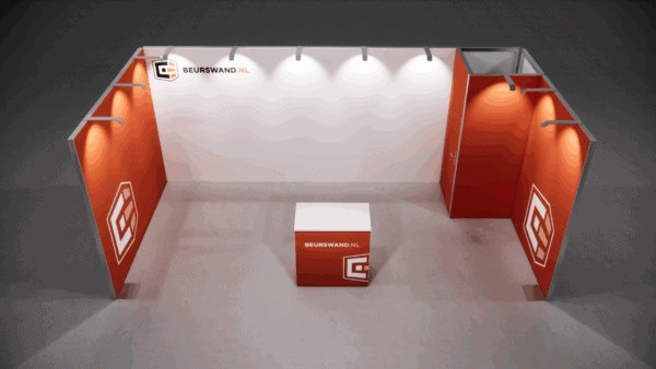 Beursstand 6 x 3 meter - Incl Pantry - Tussenopstelling - Afbeelding 4