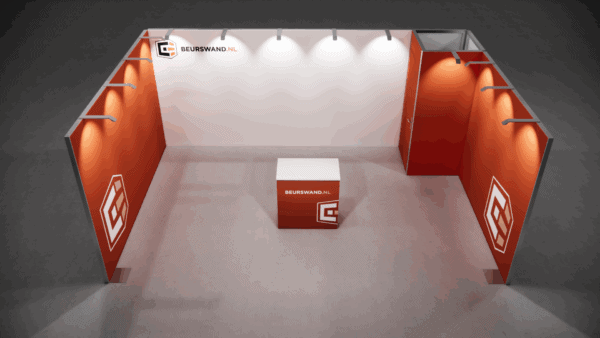 Beursstand 6 x 4 meter - Incl Pantry - Tussenopstelling - Afbeelding 4