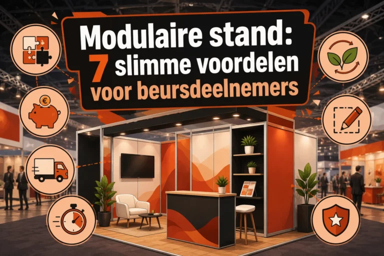 Modulaire stand: 7 slimme voordelen voor beursdeelnemers