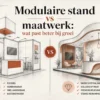 Modulaire stand vs maatwerk: wat past beter bij groei