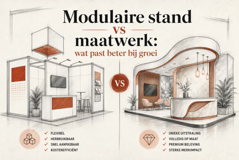 Modulaire stand vs maatwerk: wat past beter bij groei