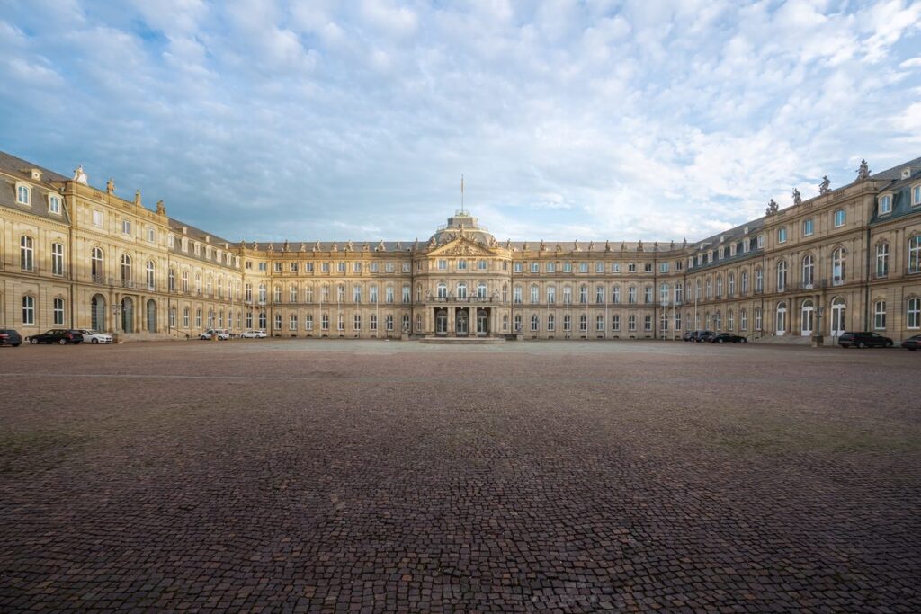 The New Palace on Schlossplatz in Stuttgart, home city of Messe Stuttgart